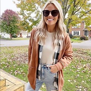 American eagle oversized zip up hoodie